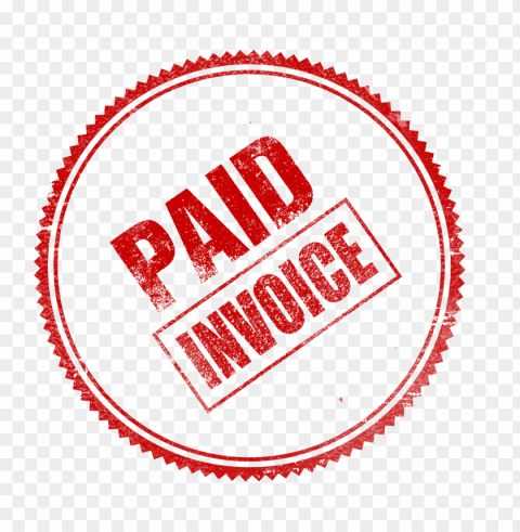 round paid invoice business icon stamp High-resolution PNG images with transparency