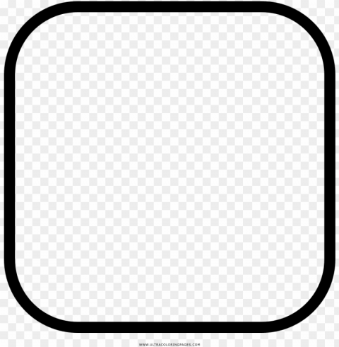 rounded square coloring page - quadrado arredondado PNG images with no fees