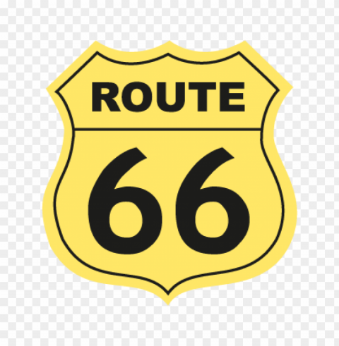 route 66 eps vector logo free download PNG images with high-quality resolution