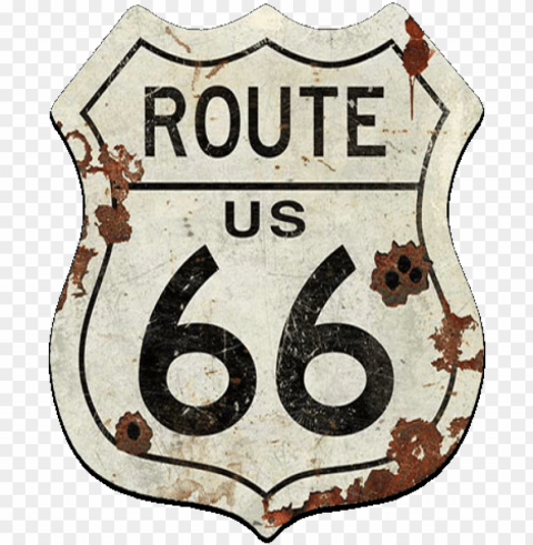route 66 sign - plaque métal route 66 Free PNG images with alpha transparency compilation