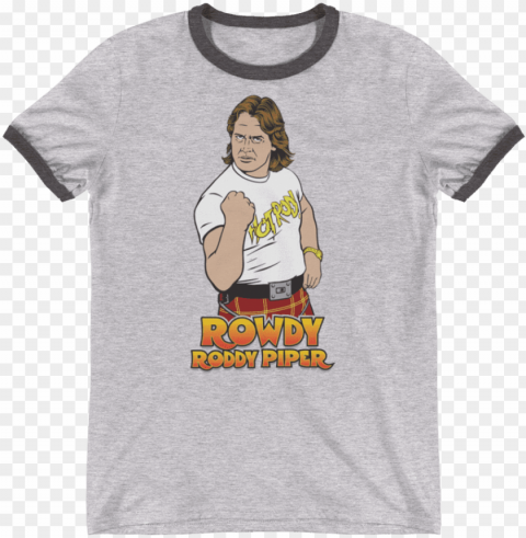 Rowdy Roddy Piper Ringer T Isolated Subject On HighQuality PNG