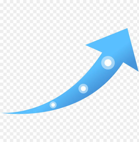 rowth arrow asf clipart - growth arrow icon blue Transparent Background PNG Isolation