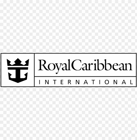 royal caribbean logo black and white - royal caribbean international logo High-definition transparent PNG