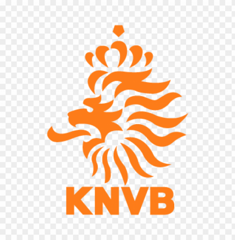 royal dutch football association koninklijke nederlandse voetbalbond vector logo Isolated PNG Item in HighResolution