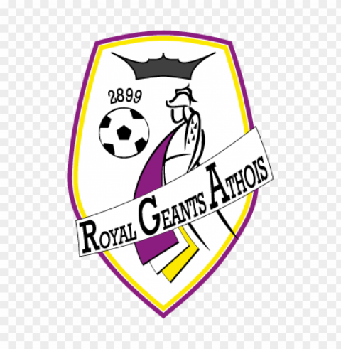 royal geants athois vector logo PNG for free purposes
