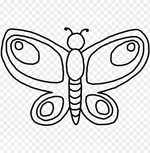 royalty free download butterfly drawing black and - butterfly clip art drawi Transparent Background PNG Isolated Design