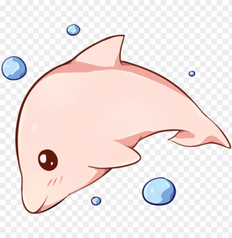 Royalty Free Kawaii Dolphin By Dessineka On Deviantart - Dolphin Kawaii PNG With No Background Required