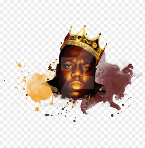 royalty free library biggie drawing notorious - notorious b i g music star art 32x24 poster decor Isolated Object with Transparent Background in PNG