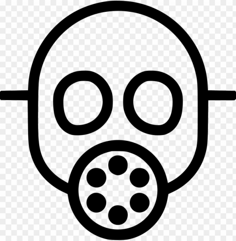 royalty free modern drawing gas mask - gas mask icon Transparent PNG images for digital art