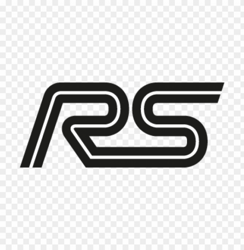 rs ford focus vector logo free download PNG Image Isolated with Transparent Detail