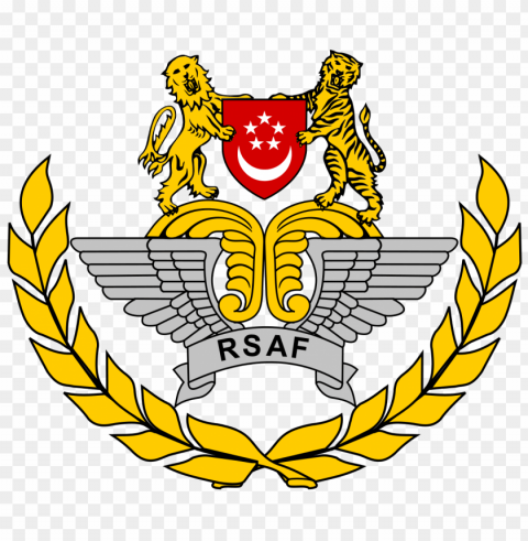 rsaf logo Transparent background PNG stock