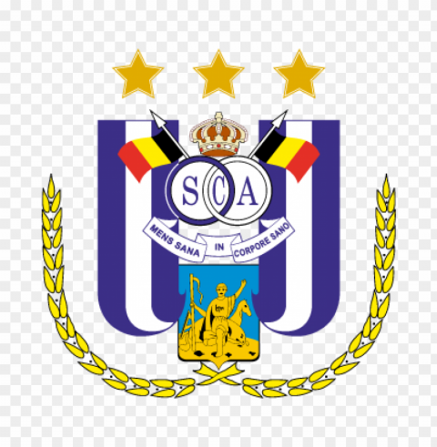 rsc anderlecht current vector logo PNG Image with Isolated Graphic