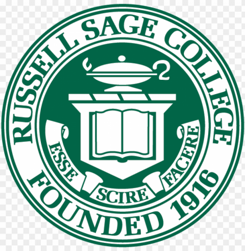 rsc seal - russell sage college logo Clear PNG graphics