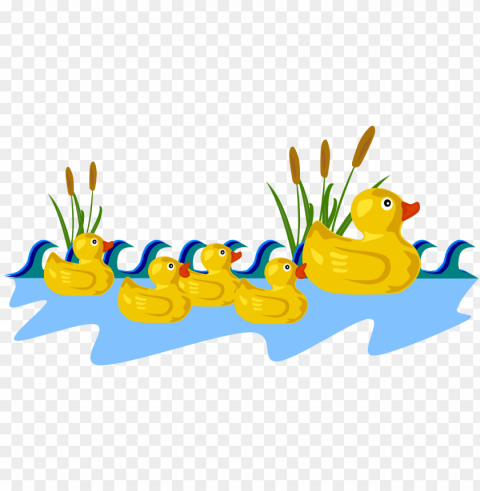 rubber duck family - duck and ducklings clipart PNG images with no limitations