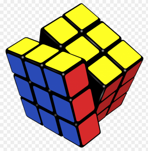 rubik cube ClearCut PNG Isolated Graphic