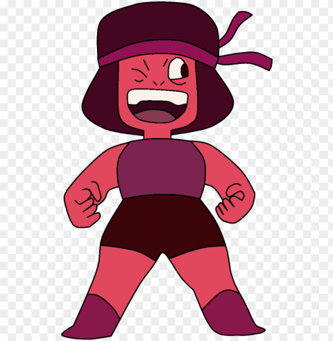 ruby happy perlen297 - steven universe ruby HighResolution PNG Isolated Artwork