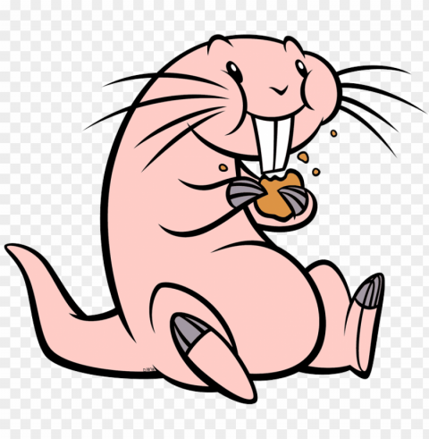 rufus eating a cookie - rufus kim possible PNG Image Isolated on Transparent Backdrop