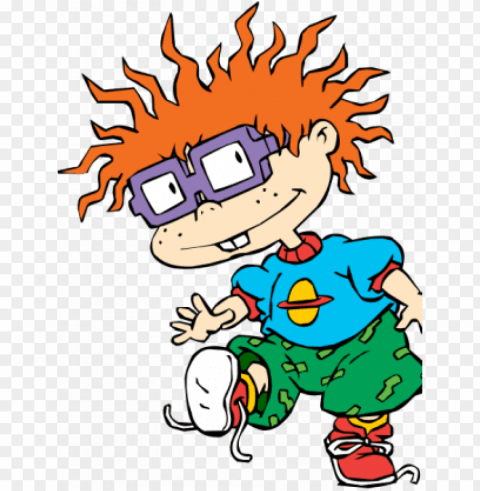 rugrats cartoon nickelodeon cartoons rugrats characters - nancy cartwright signed the rugrats chuckie finster PNG images with high transparency