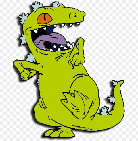 rugrats movie safari dolls - reptar rugrats Isolated Artwork on Clear Background PNG