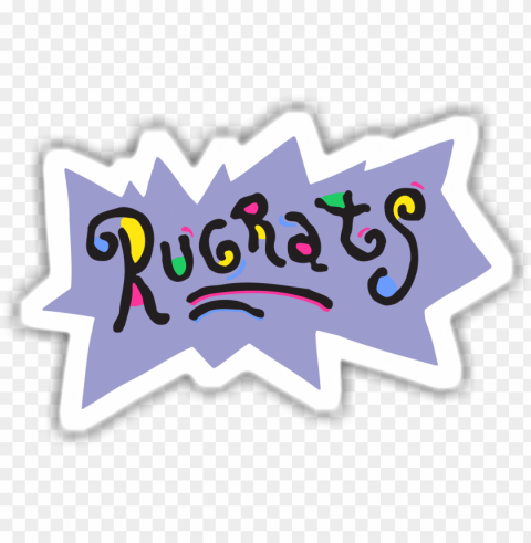 rugrats sticker sold by stuck on stickers - rugrats logo Clear PNG graphics