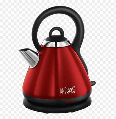 russel hobbs red kettle PNG files with no background assortment