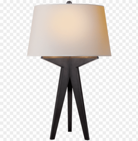 russell modern tripod table lamp in aged iron with - table lamp lighting PNG images with transparent backdrop