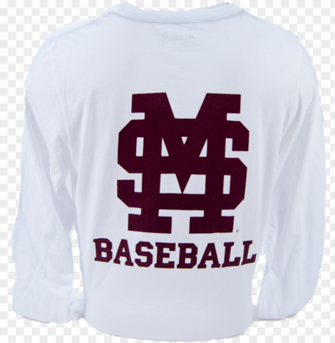 russell no outline ms interlock long sleeve tee - mississippi state university baseball High-resolution transparent PNG images comprehensive assortment
