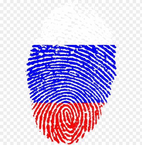 russia flag fingerprint country image - flag fingerprints Isolated Item on HighResolution Transparent PNG