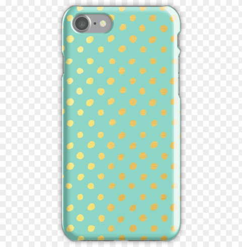 rustic confetti polka dot pattern gold foil effect - case iphone 7 billie eilish HighQuality Transparent PNG Isolated Object
