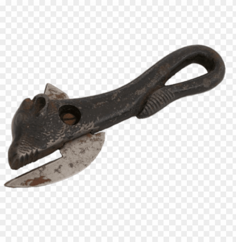 rusty can opener Isolated Item with Transparent PNG Background