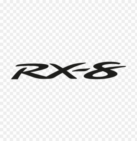 rx-8 vector logo free download PNG Image Isolated with Clear Transparency