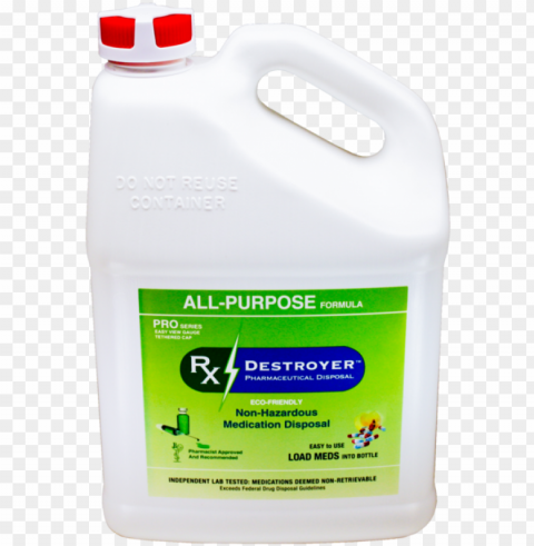 rx destroyer pro series all purpose 1 gallon bottle High-resolution PNG