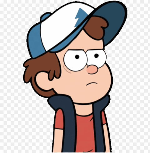 s1e18 - dipper - - cartoon character gravity falls Transparent PNG Isolated Graphic Detail