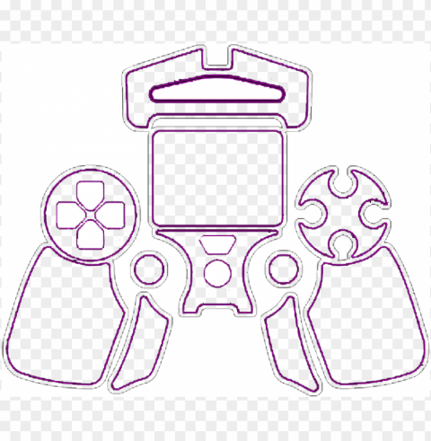 s4 - ps4 controller skin layout Isolated Element with Transparent PNG Background PNG transparent with Clear Background ID b27c6043