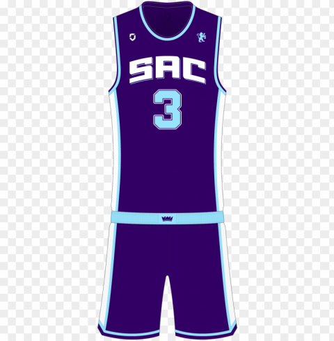 sacramento kings away - sacramento kings jersey concept Isolated Artwork on Clear Background PNG