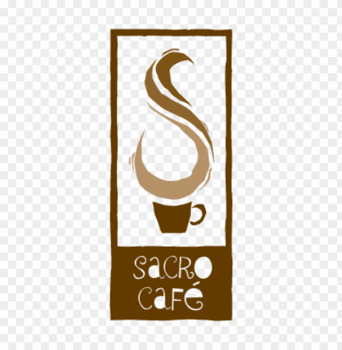 sacro cafe vector logo free download HighResolution PNG Isolated Artwork