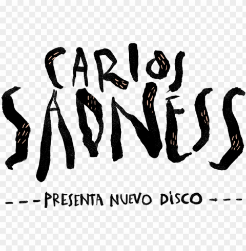 sadness-texto - carlos sadness en madrid Isolated Object in Transparent PNG Format
