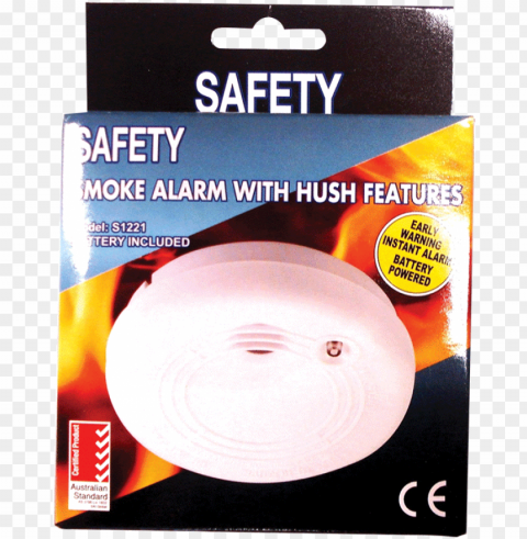 safety hush smoke alarm PNG Image with Transparent Cutout