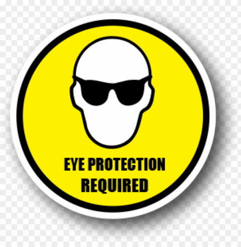 safety signs eye protection Transparent PNG picture