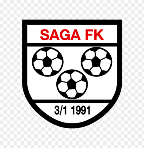 saga fk vector logo Isolated Design Element in PNG Format