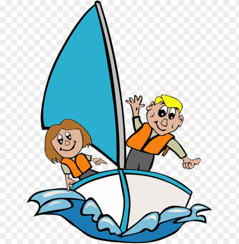 sail a boat clipart Isolated Subject in HighResolution PNG