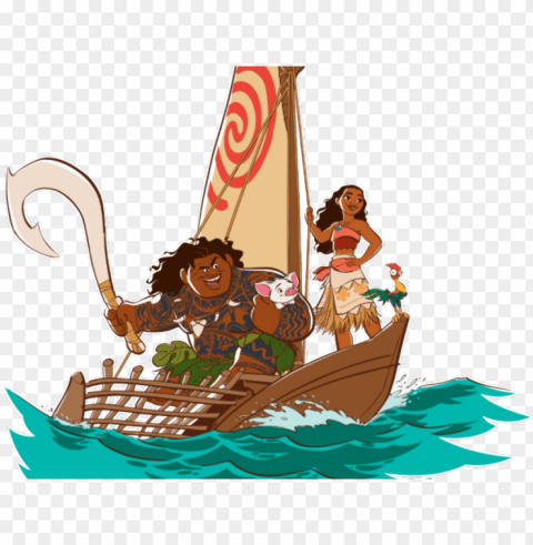 Sailboat Clipart Moana - Moana Shi High-resolution PNG