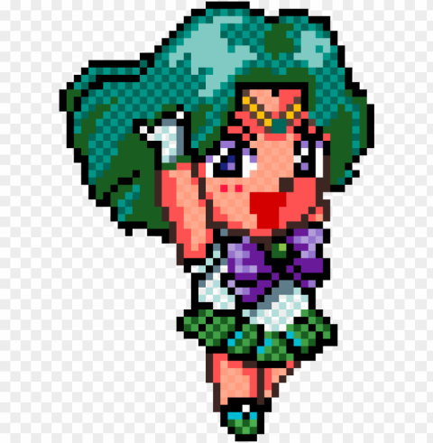 sailor neptune - - bead PNG design PNG transparent with Clear Background ID a229fa7d