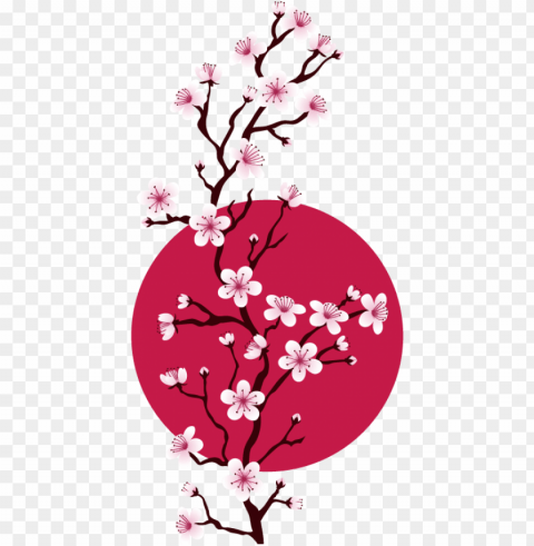 sakura flower - japanese cherry blossom clipart Transparent PNG artworks for creativity