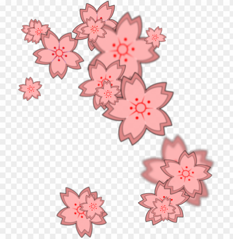 sakura sakuras flower flowers cherry cherryblossoms - cherry blossom petals clipart Free PNG images with clear backdrop