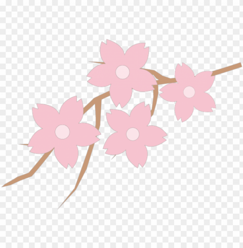 sakura - tree - season illustration - free - artificial flower PNG with clear background set