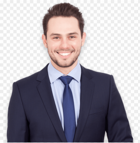 sales guy - formal wear Isolated Design Element in Clear Transparent PNG