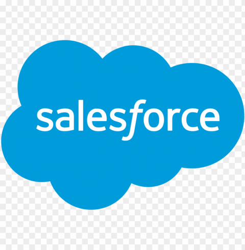 salesforce logo Isolated Item on Clear Background PNG
