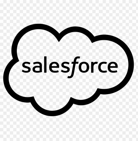 Salesforce Transparent Logo PNG Design