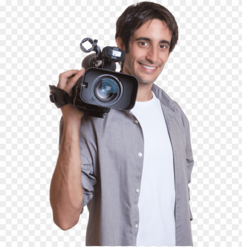 salk marketing video camera man - video camera with man PNG images with clear background